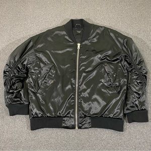 Represent Clo Essential Bomber Jacket Ruched Sleeves Men’s Size Medium